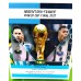 Subbuteo Andrew Table Soccer Argentina - France World Cup Final 2022 set on classic Hasbro bases